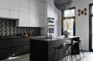 Luxury in Black: Crafting Timeless Kitchens with Dark Elegance